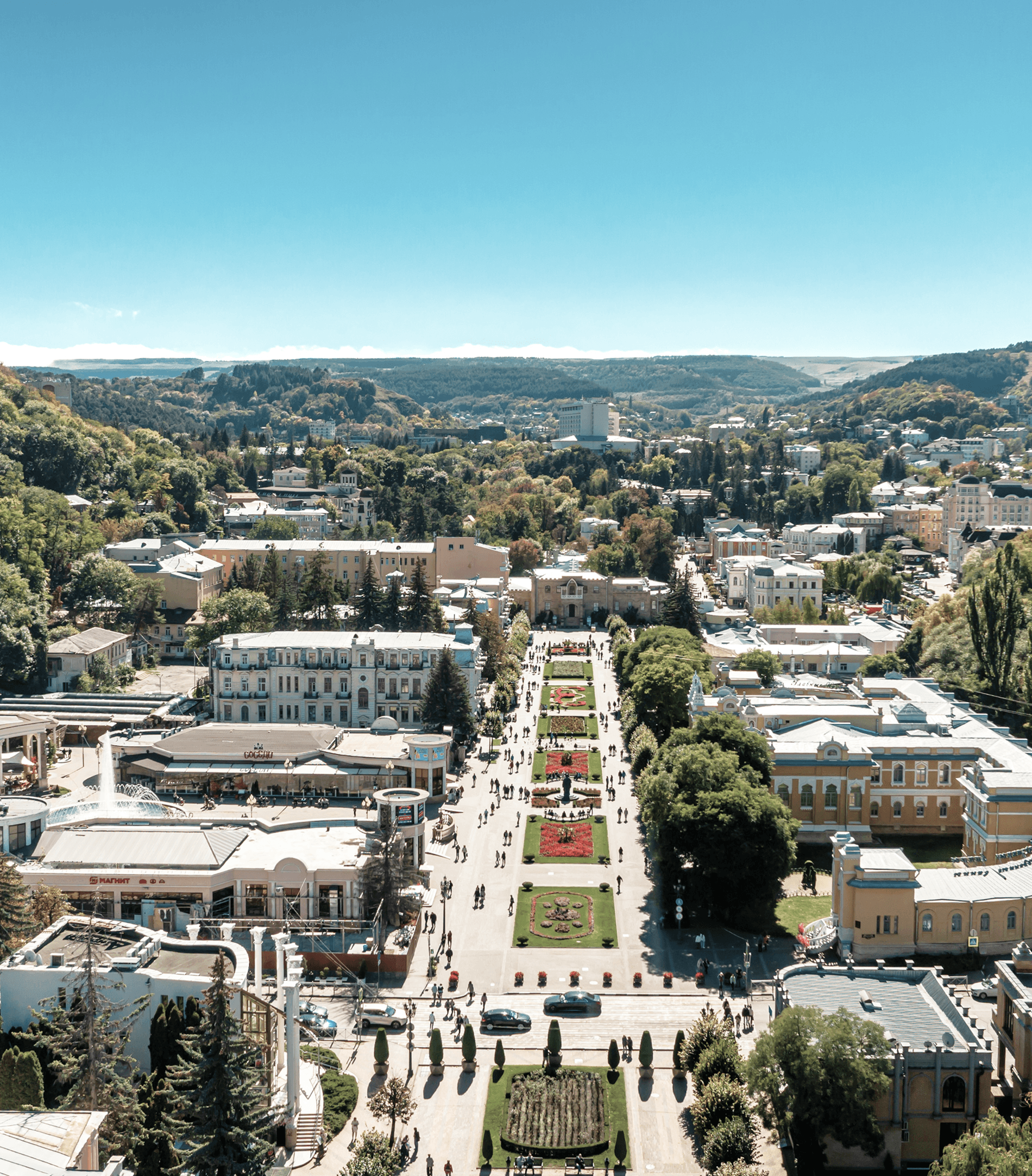 Курортный бульвар Кисловодска